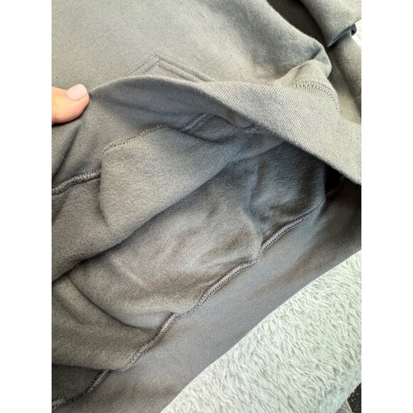 Mossy Oak Camo Lined Gray Pullover Hoodie Outdoor Hunting Performance Sweatshirt - Picture 5 of 10